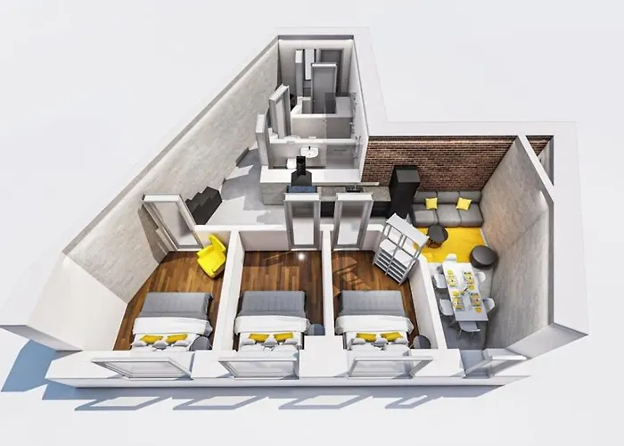Cosy Three Br Two Bth Ac Self Checkin Street Parking Lejlighed Berlin